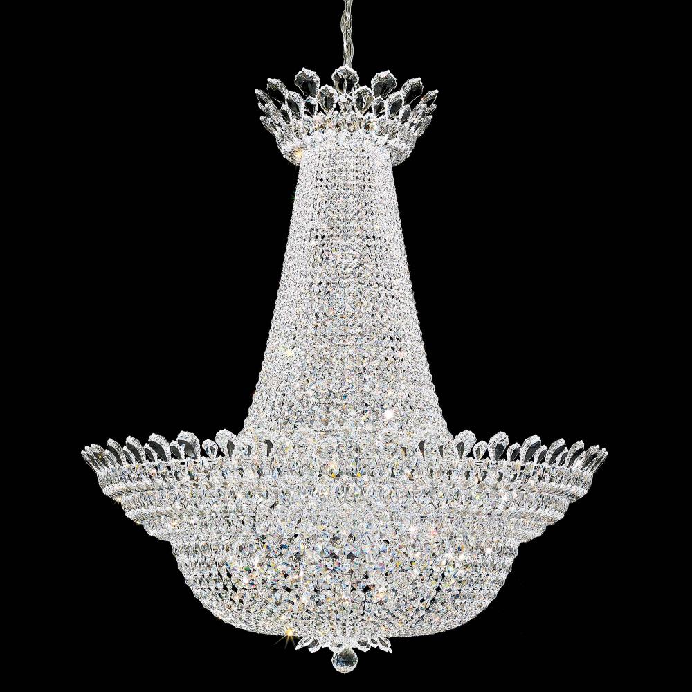 Schonbek 5875H Trilliane 76 Light 48in x 56in Chandelier in Silver with Clear Heritage Handcut Crystals