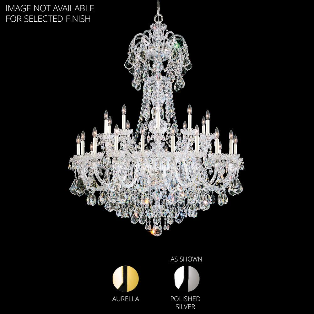 Schonbek 6816-211H Olde World 35 Light 48in x 62in Chandelier in Polished Gold with Clear Heritage Handcut Crystals