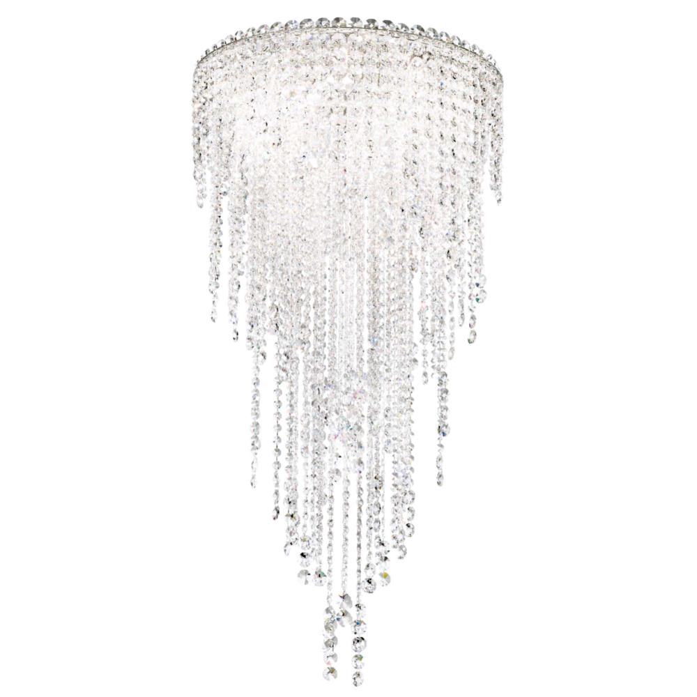 Schonbek CH1812N-401O Chantant 5 Light 21in x 41.5in Chandelier in Polished Stainless Steel with Clear Optic Crystals