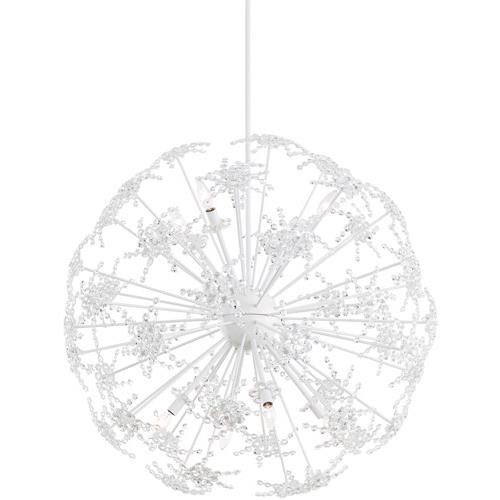 Schonbek DN1036N-51A Esteracae 36" Globe Pendant in Black with Clear Spectra Crystal