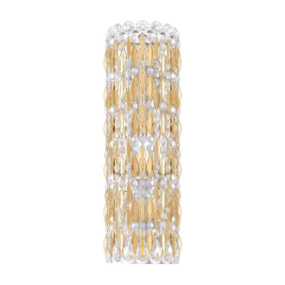 Schonbek RS8331N-22R Sarella 4 Light 22in Wall Sconce in Heirloom Gold with Clear Radiance Crystals