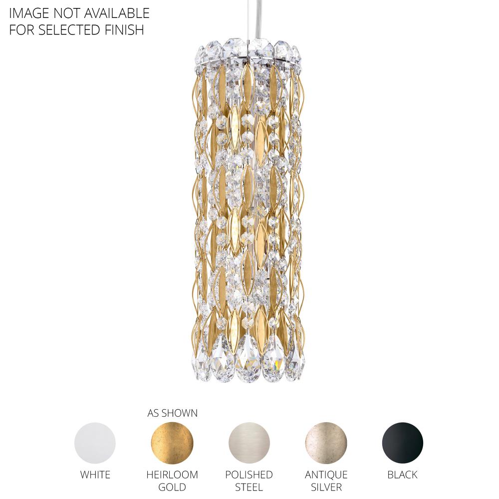 Schonbek RS8341N-06R Sarella 3 Light 5in x 15in Pendant in White with Clear Radiance Crystals