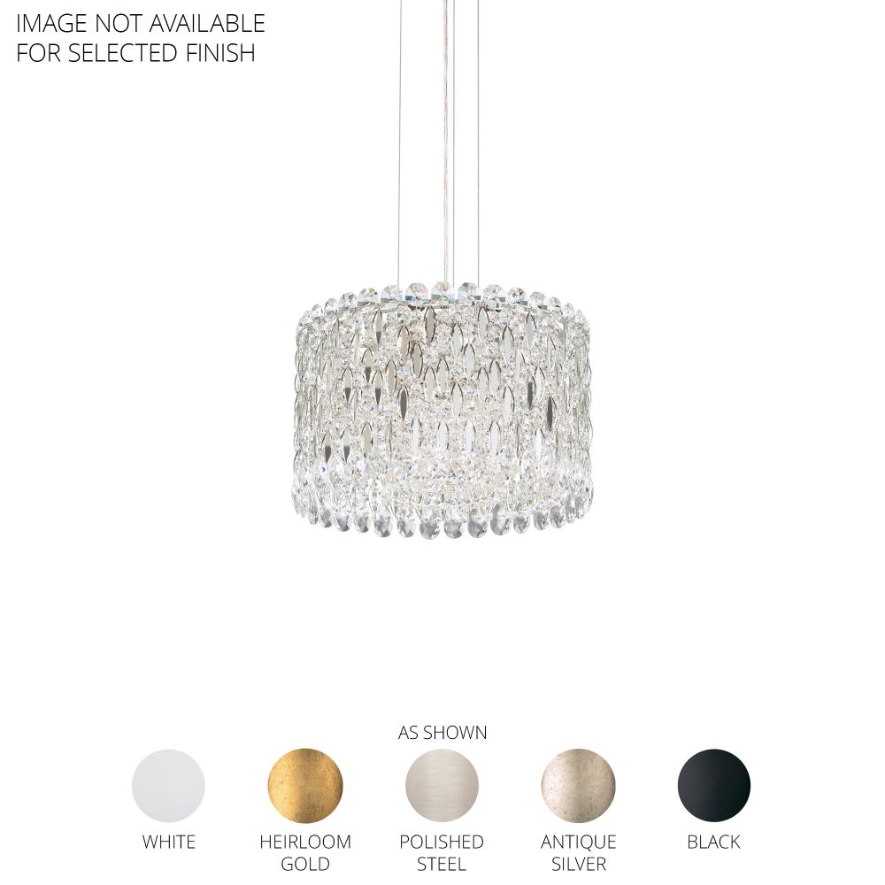 Schonbek RS8345N-06R Sarella 8 Light 16in x 10in Pendant in White with Clear Radiance Crystals