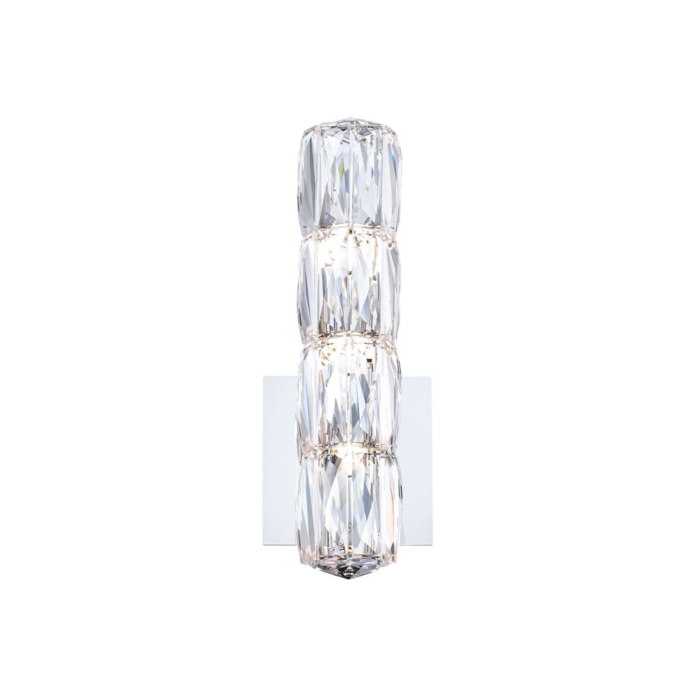 Schonbek Signature S2613-401H Verve LED 1 Light Wall Sconce in Polished Stainless Steel