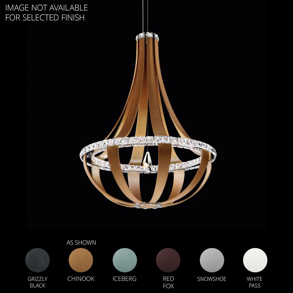 Schonbek SCE120DN-LR1R Crystal Empire LED 16 Light 27in x 36in Chandelier in Red Fox with Clear Radiance Crystals