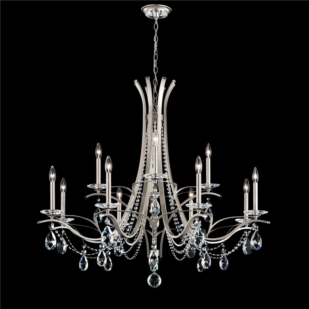 Schonbek VA8322N-26H Vesca 12 Light Chandelier in French Gold with Clear Heritage Crystal