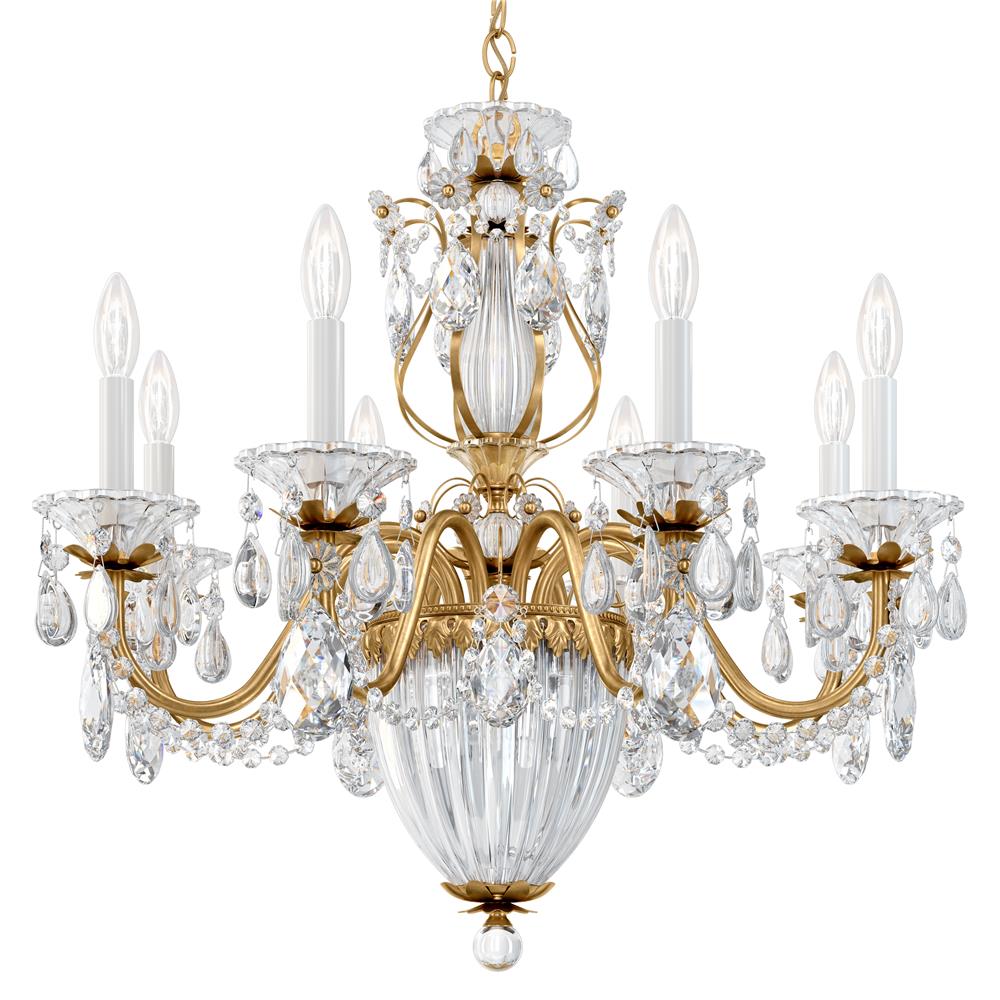 Schonbek 1238N-40A Bagatelle 11 Light Chandelier with Clear Spectra Crystal