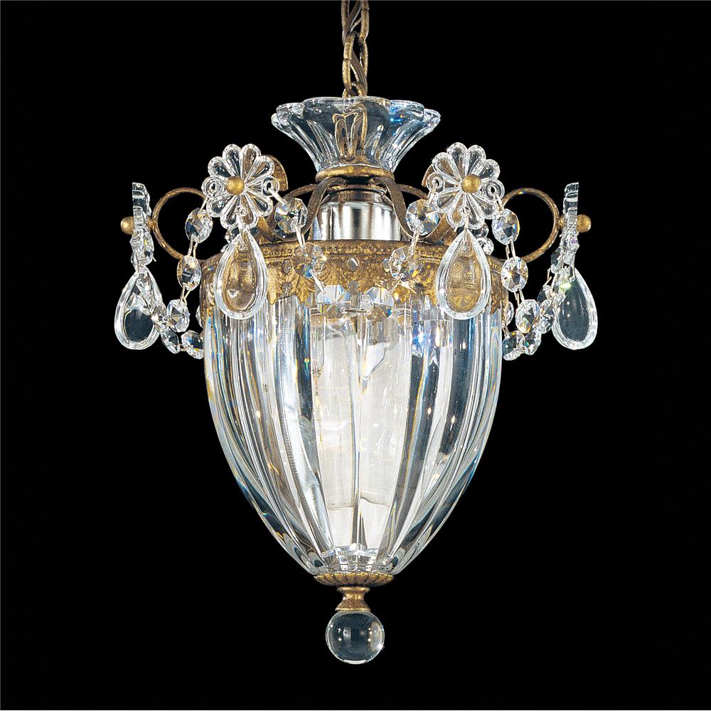 Schonbek 1241-40S Bagatelle 1 Light Pendant with Clear Crystals From Swarovski