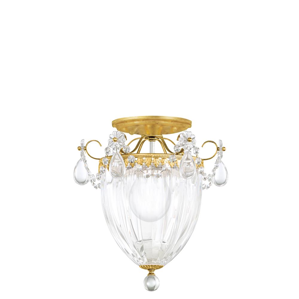 Schonbek 1242-40A Bagatelle 3 Light Close to Ceiling with Clear Spectra Crystal