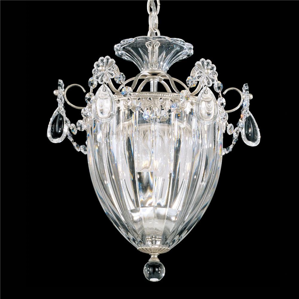 Schonbek 1243-76 Bagatelle 3 Light Pendant in Heirloom Bronze with Clear Heritage Crystal