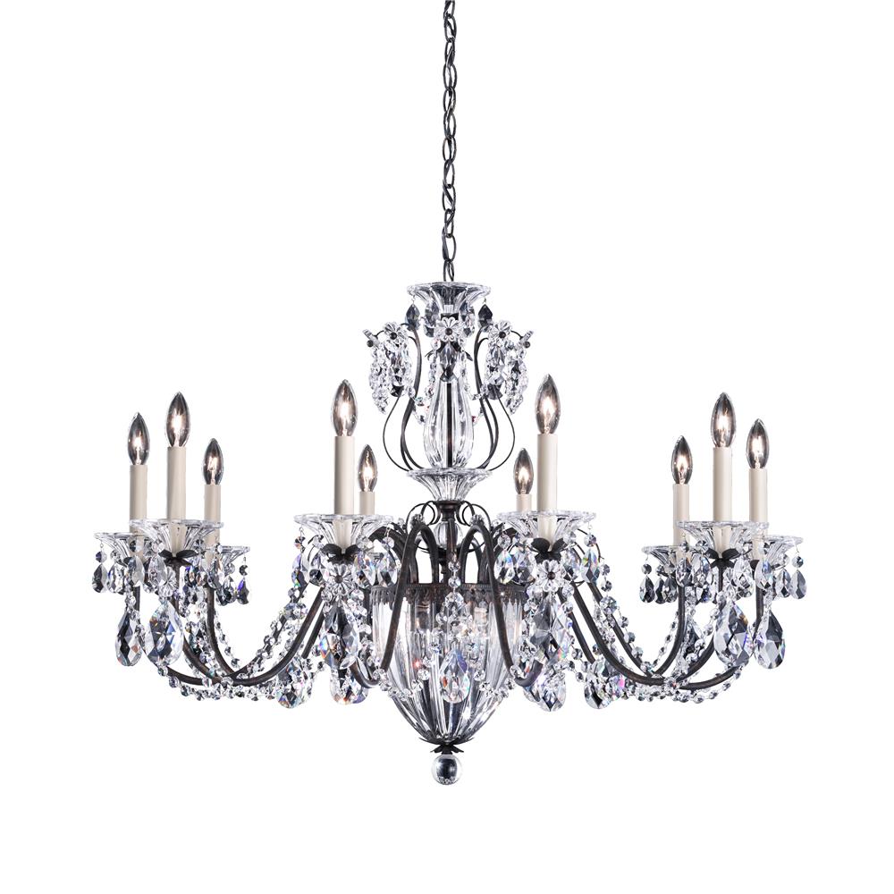 Schonbek 1260N-40A Bagatelle 13 Light Chandelier with Clear Spectra Crystal