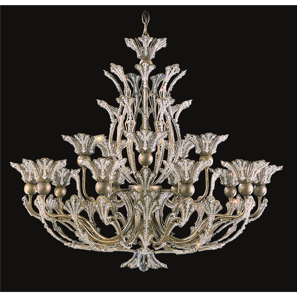 Schonbek 7864-32A Rivendell 16 Light Chandelier in French Lace with Clear Spectra Crystal
