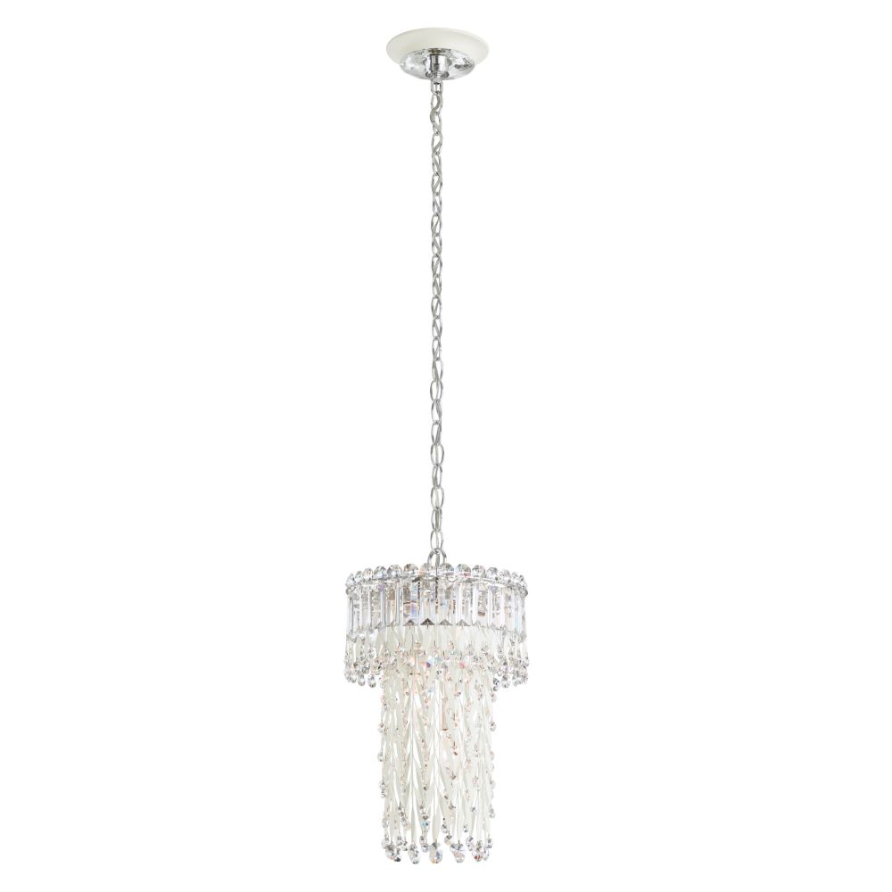 Schonbek LR1008N-06H Triandra 3 Light Traditional Pendant In White With Clear Heritage Crystal