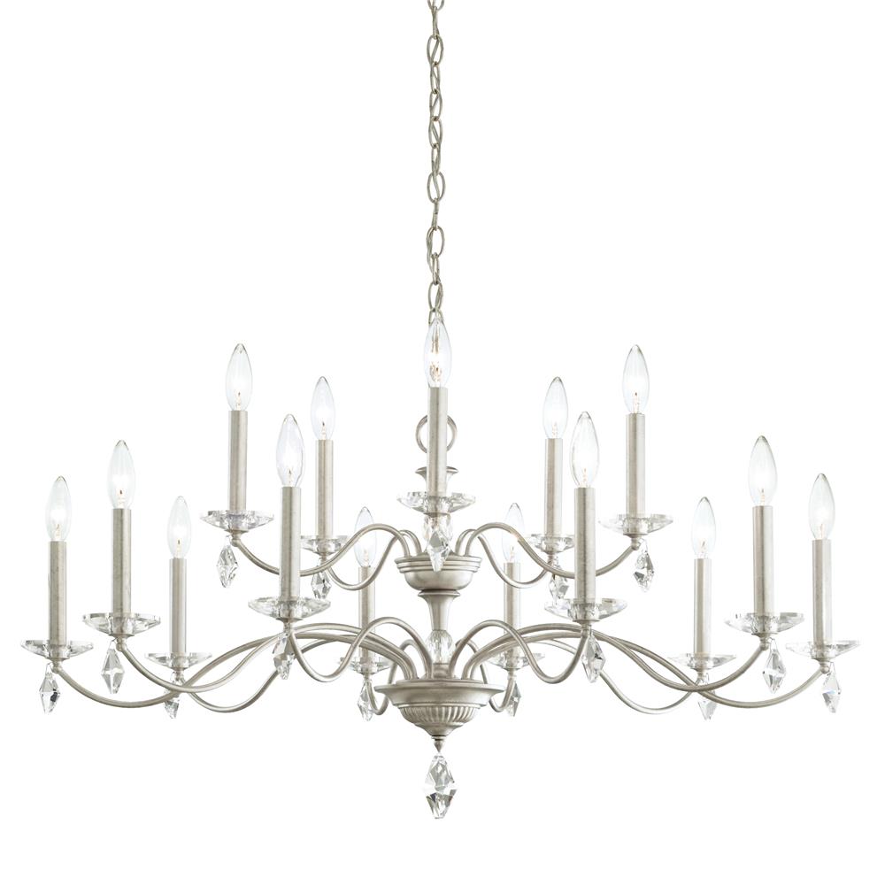 Schonbek MD1015N-211H Modique 15 Light Chandelier in Rich Auerelia Gold with Clear Heritage Crystal