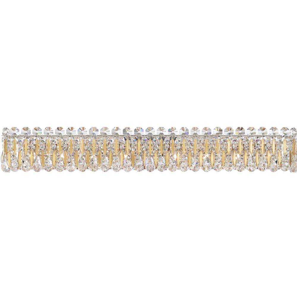Schonbek RS8336N-06S Sarella Wall Sconce in White with Crystal Crystals From Swarovski