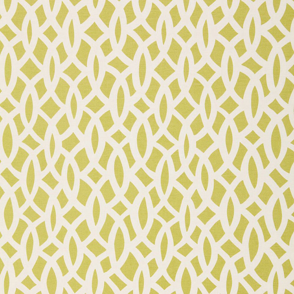 Schumacher 174491 Chain Link Fabric in Chartreuse