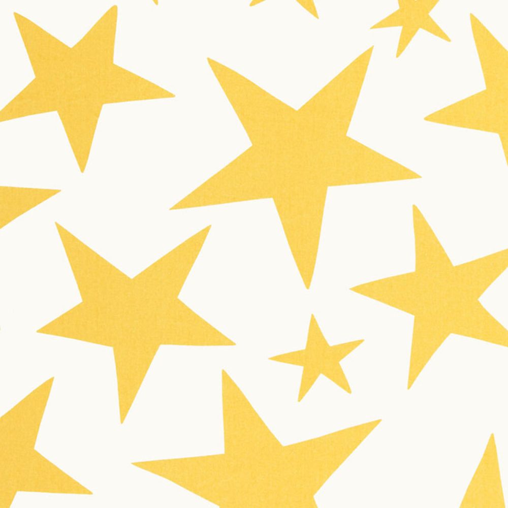 Schumacher 174922 Star Fabric in Sunshine
