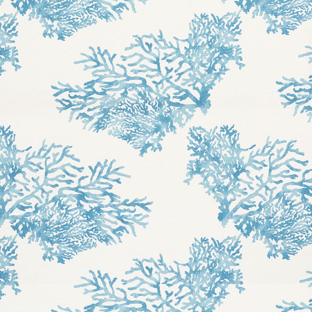 Schumacher 175364 Great Barrier Reef Fabric in Blue