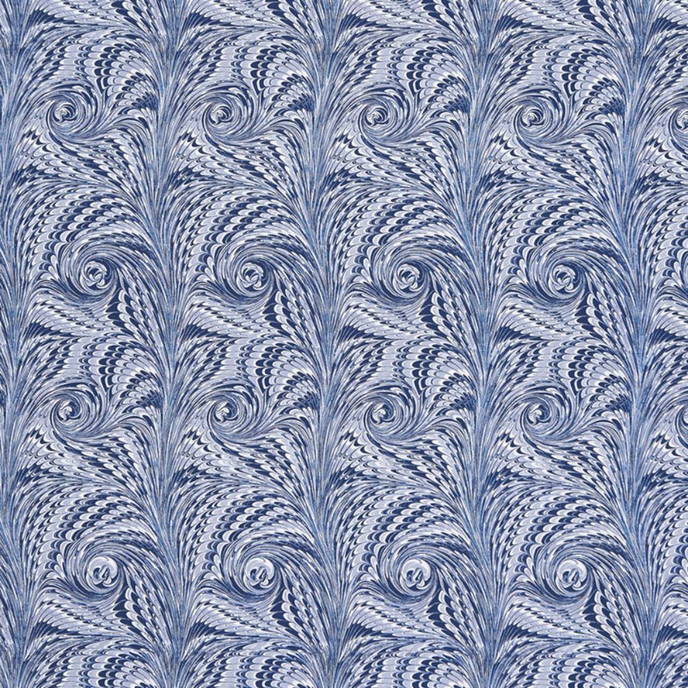 Schumacher 175641 Verona Fabric in Lapis
