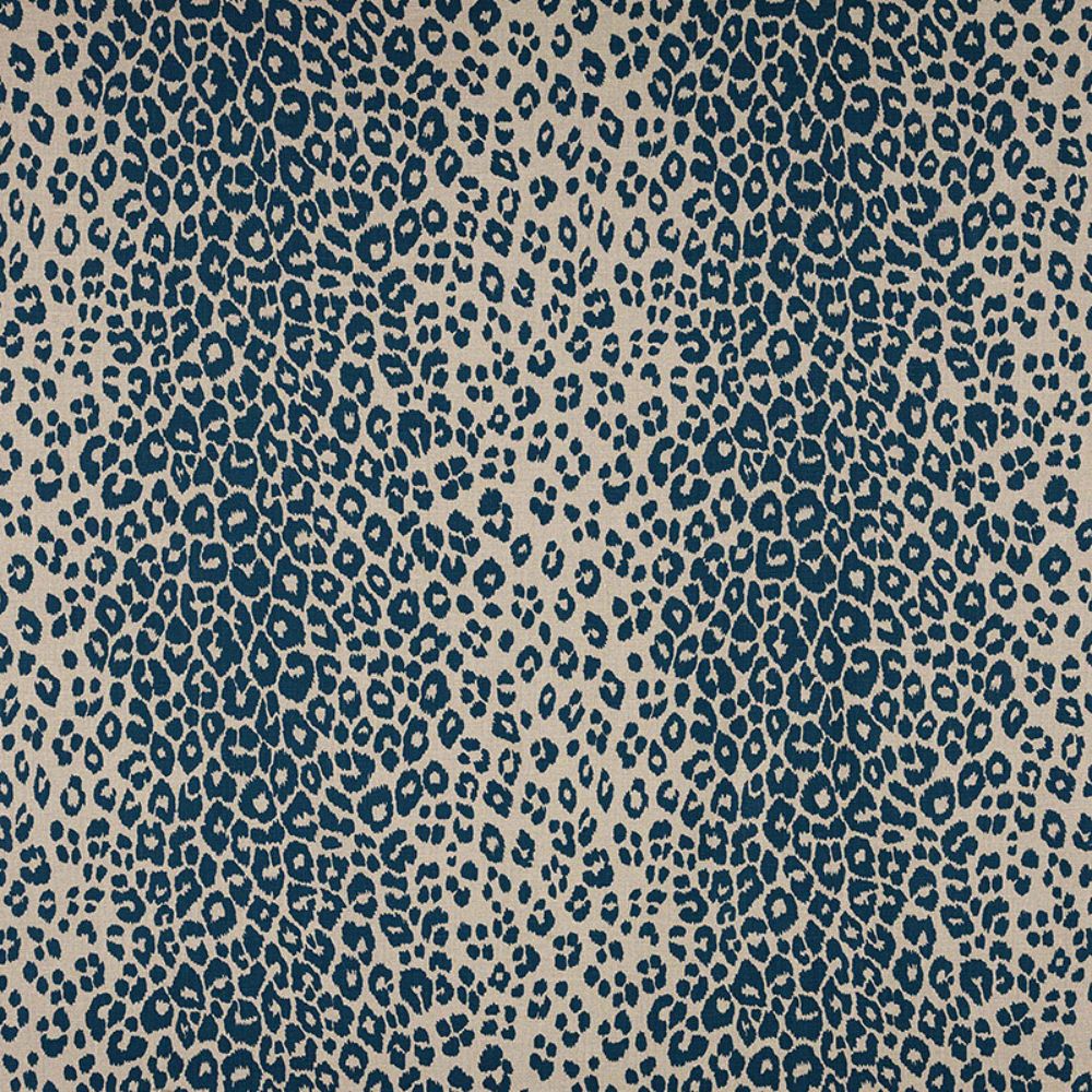 Schumacher 175724 Iconic Leopard Fabric in Ink/natural