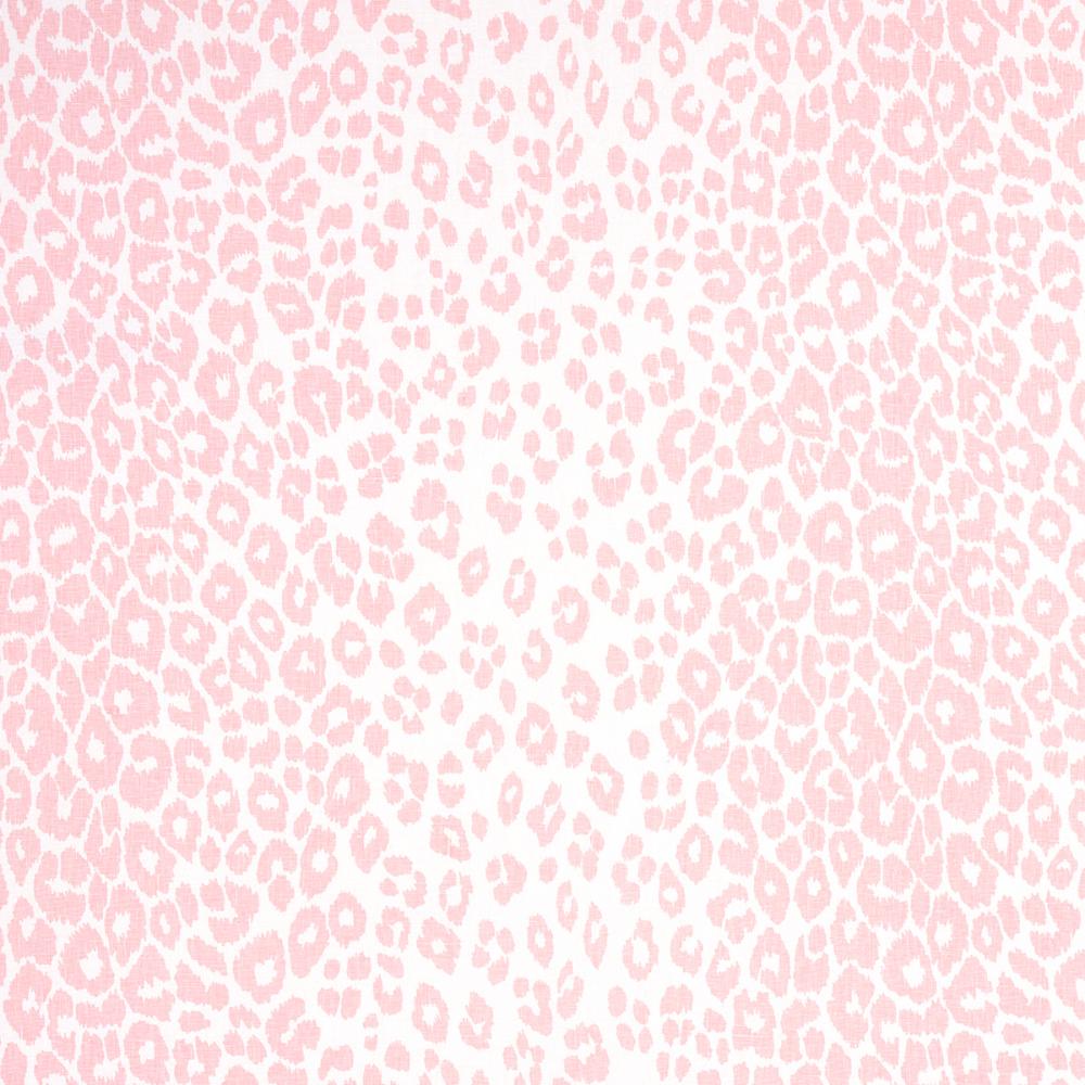 Schumacher 175727 Iconic Leopard Fabric in Pink