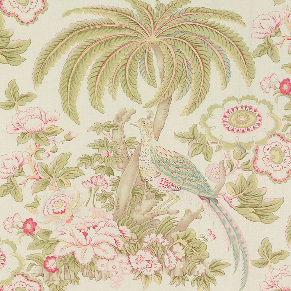 Schumacher 175941 Thicket Fabric in Bright Bloom