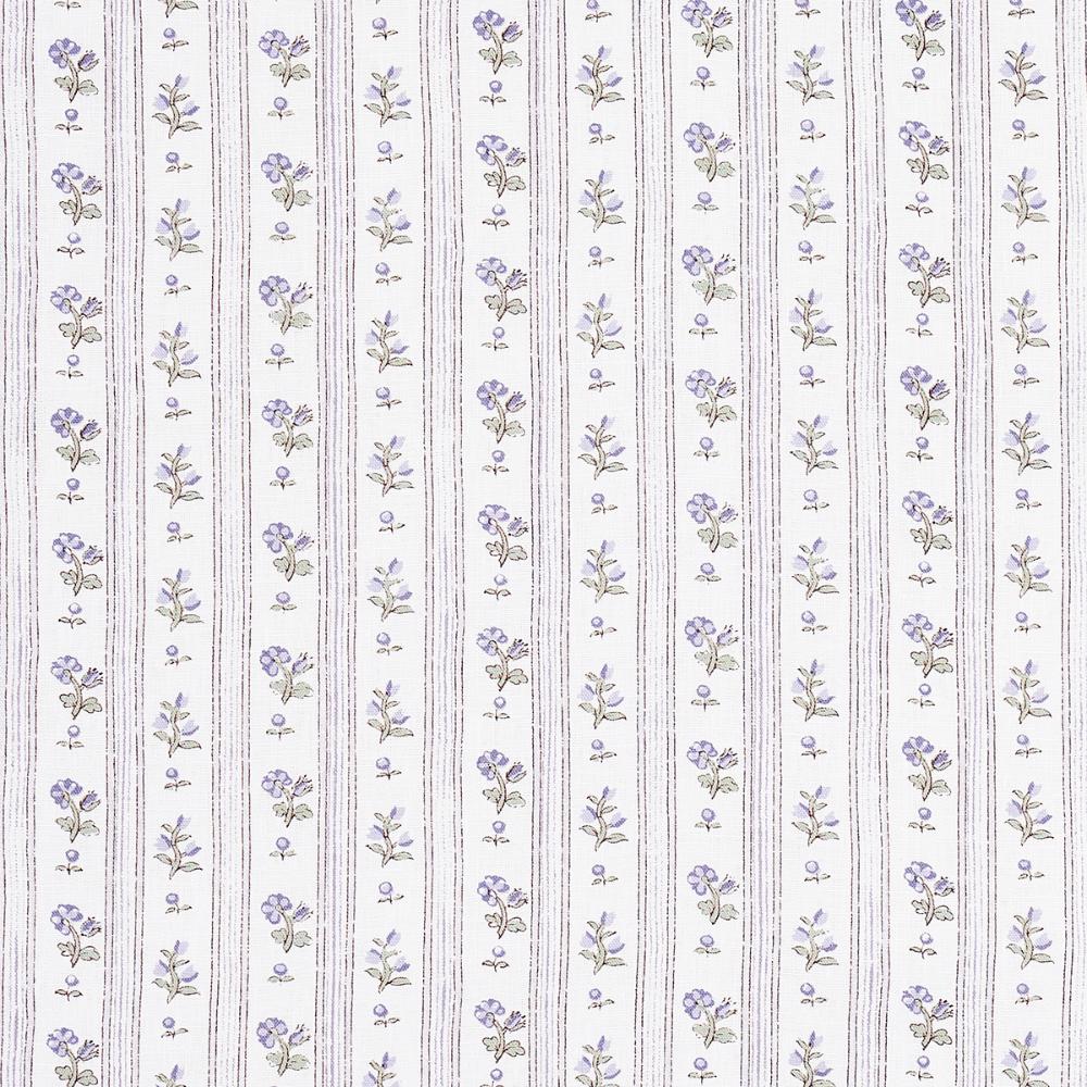 Schumacher 175964 Cabanon Stripe Fabric in Violet