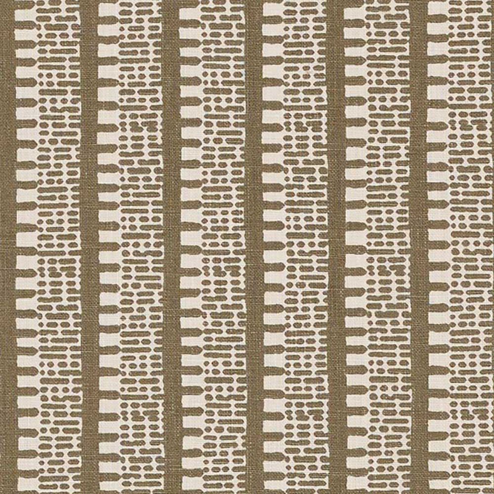 Schumacher 176137 Kiosk Fabric in Berber Brown
