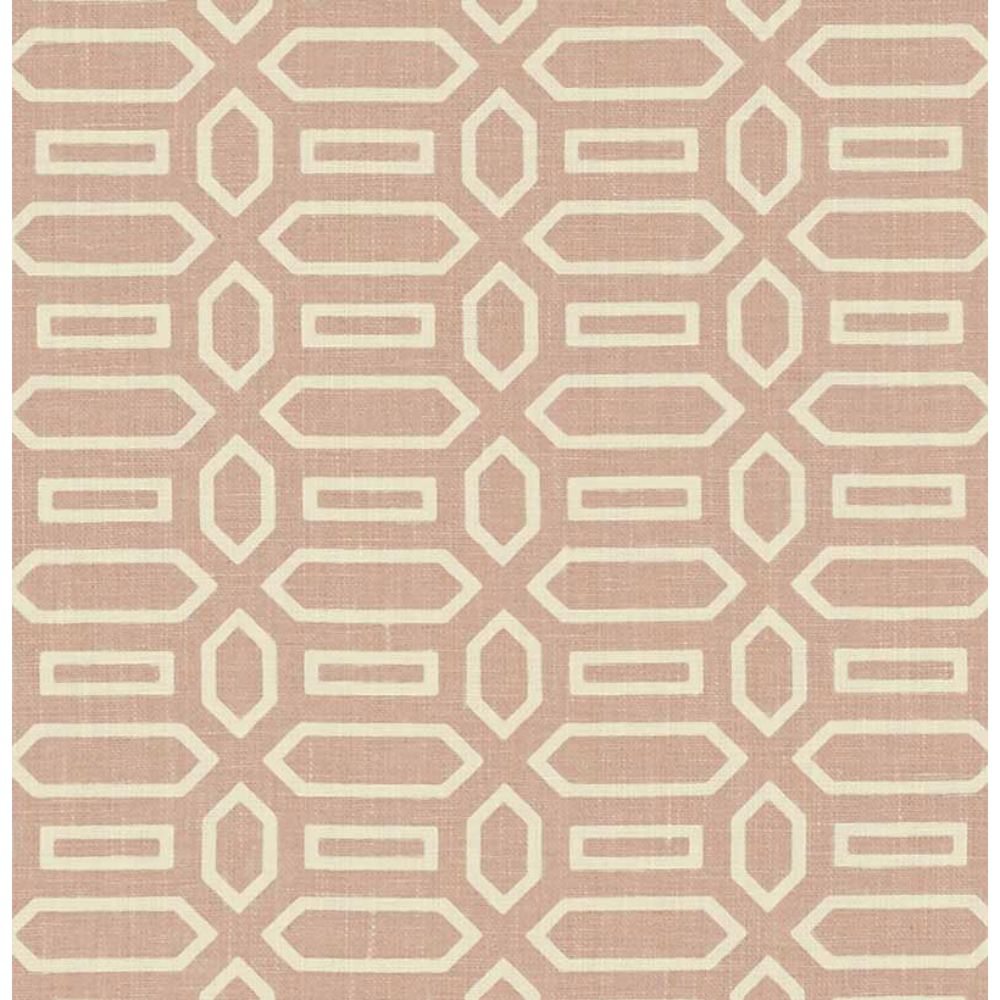 Schumacher 176141 Pavillion Fabric in Temple Pink