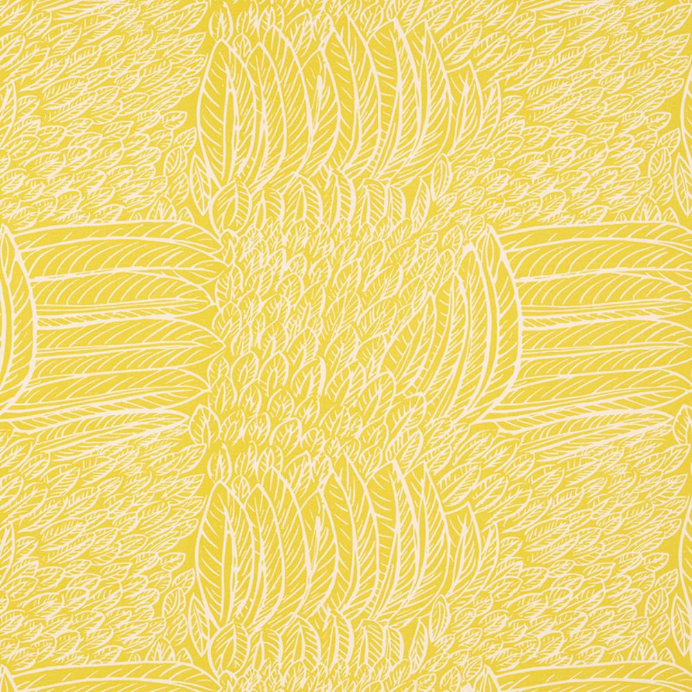 Schumacher 176231 Featherfest Fabric in Citron