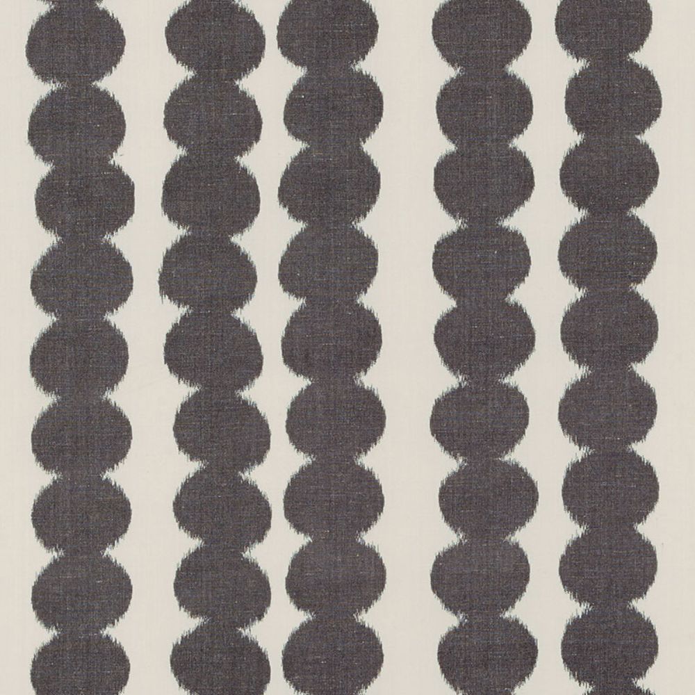 Schumacher 176250 Full Circle Fabric in Faded Black