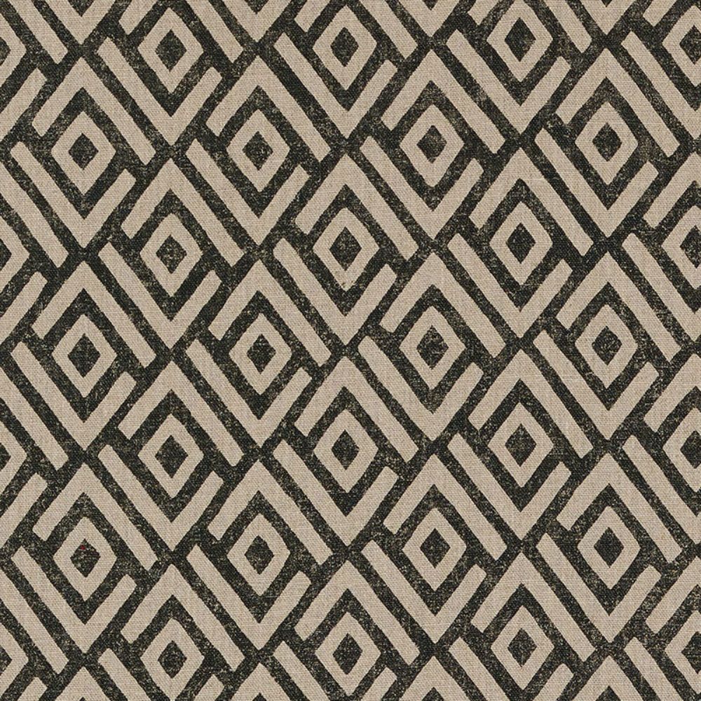 Schumacher 176320 Kasai Fabric in Black