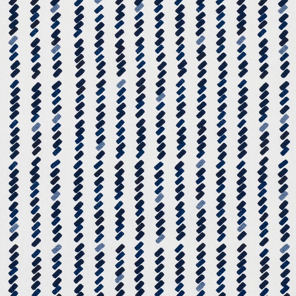Schumacher 176541 Tic For Tac Fabric in Blue