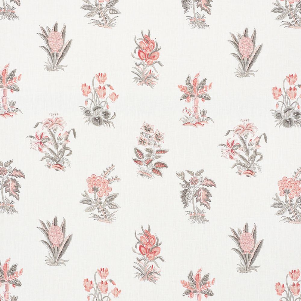 Schumacher 176831 Bunny Fabric in Rose