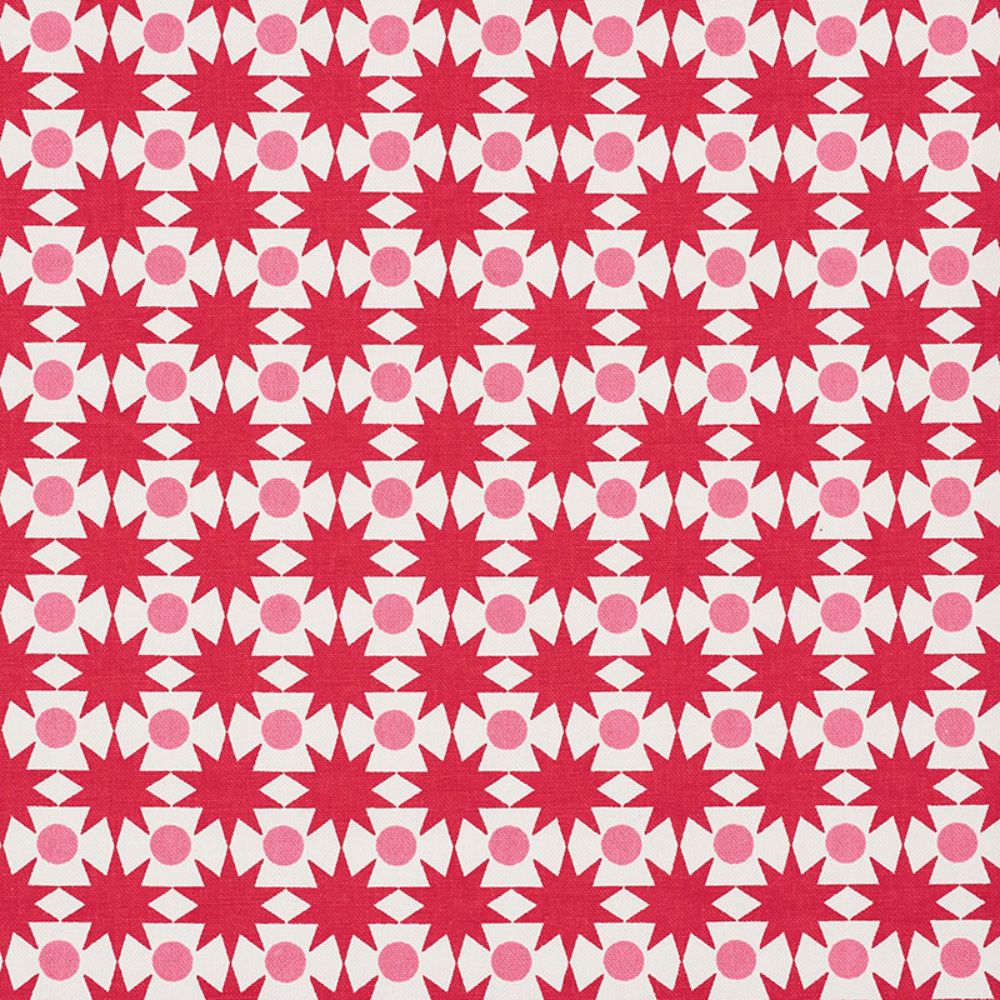 Schumacher 177062 Cosmos Fabric in Valentine