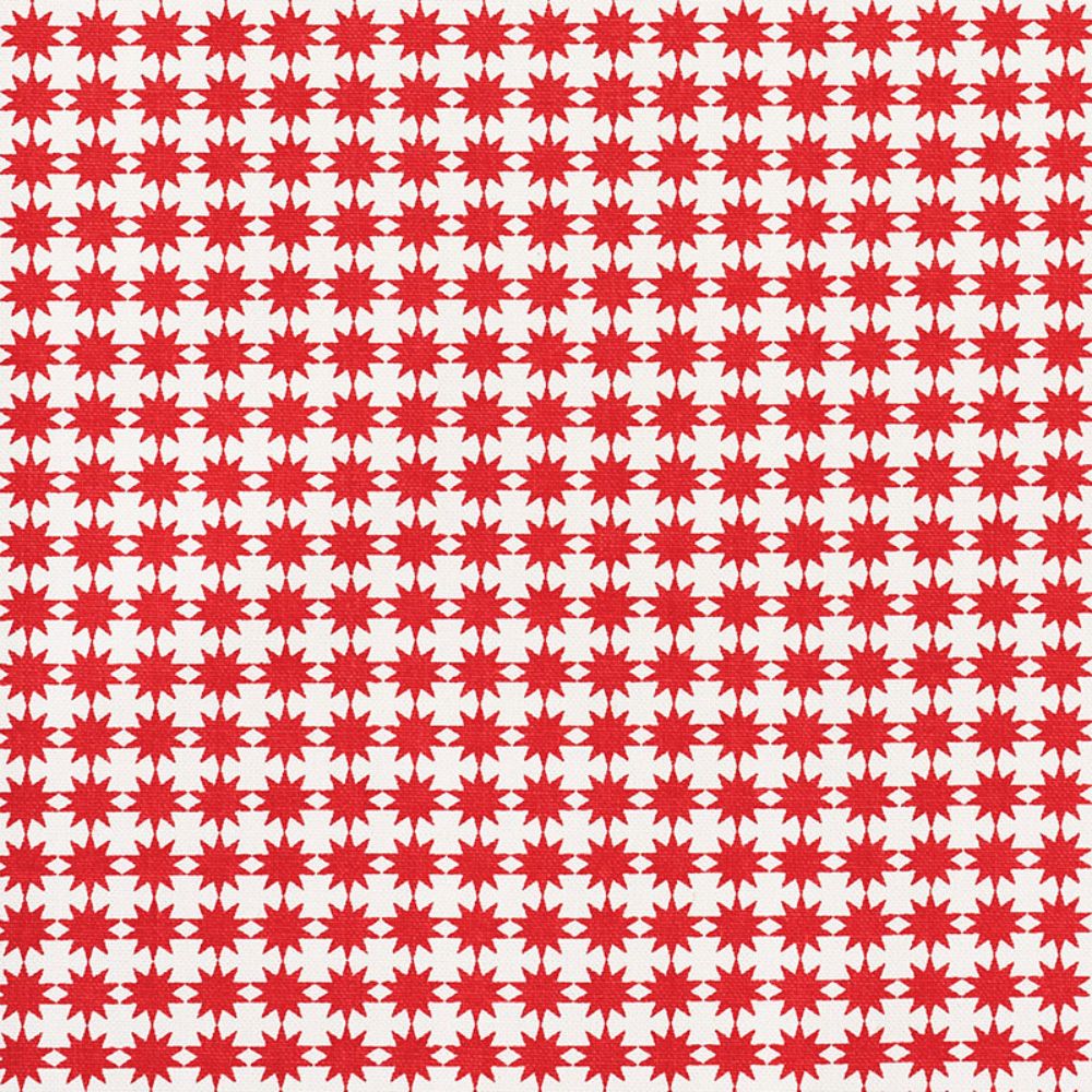 Schumacher 177086 Stella Fabric in Red