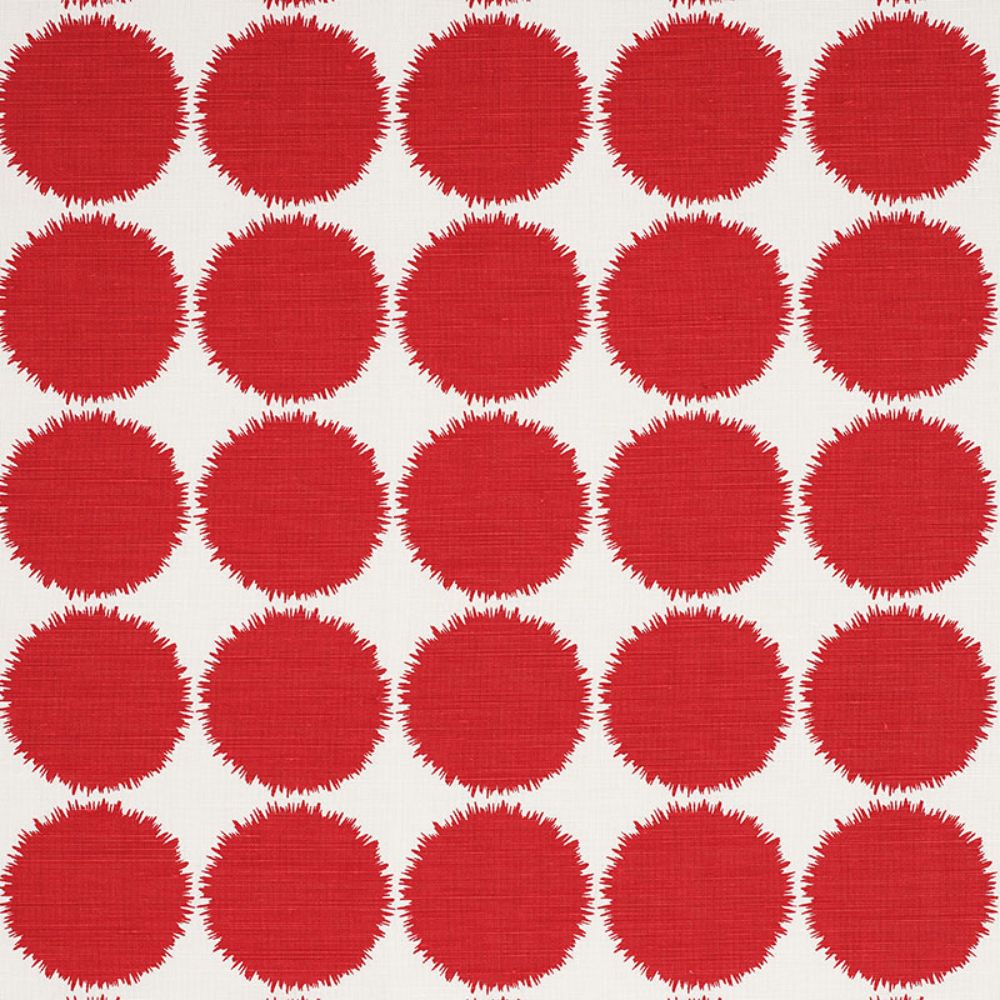 Schumacher 177093 Fuzz Fabric in Red