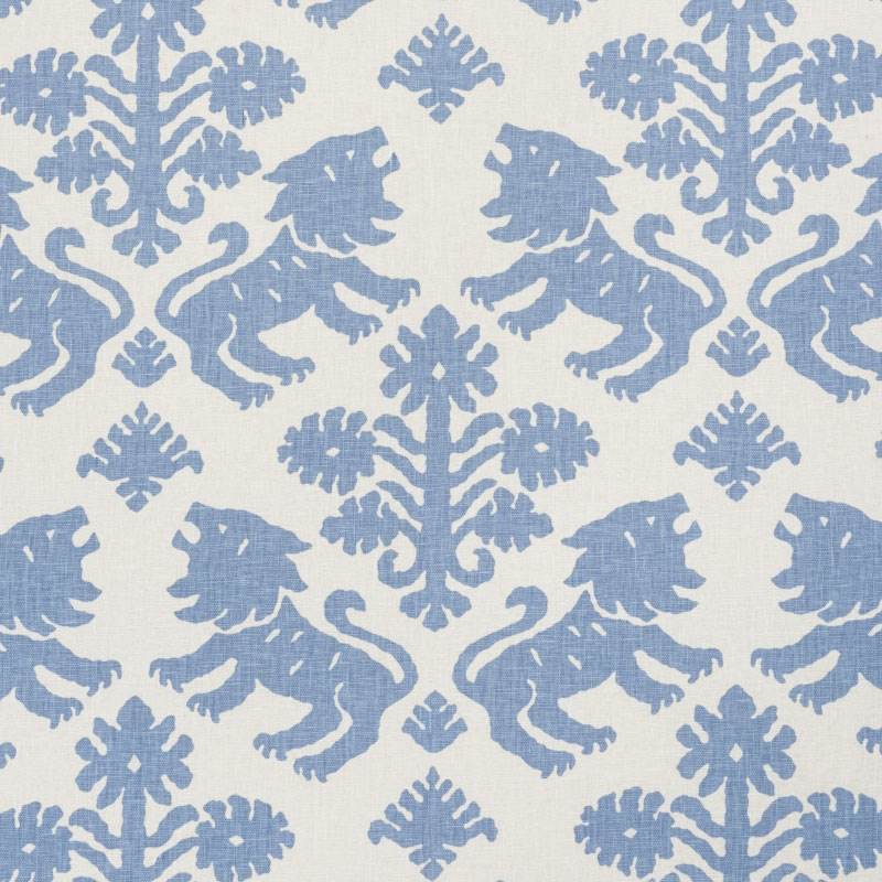 Schumacher 177300 REGALIA Fabric in BLUE
