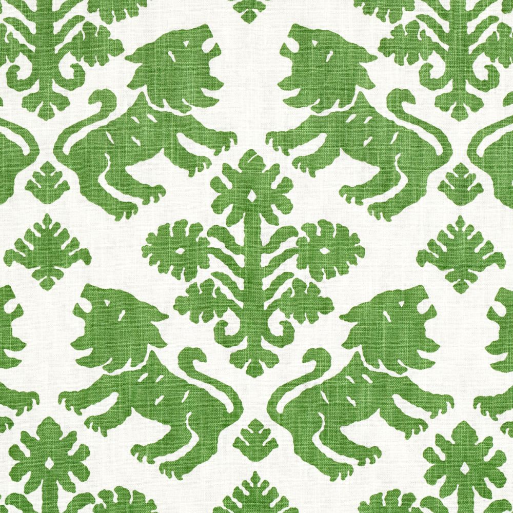 Schumacher 177303 Regalia Fabrics in Green