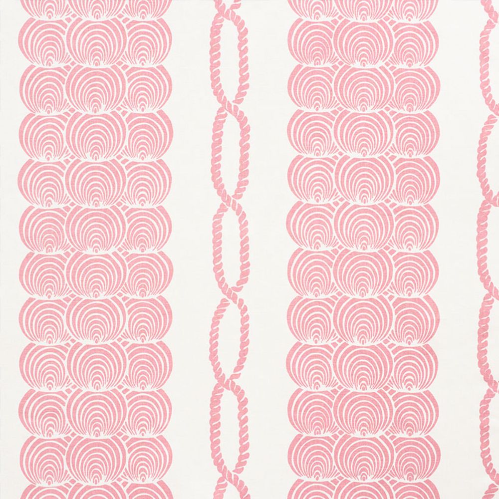 Schumacher 177782 Coralline Fabric in Pink