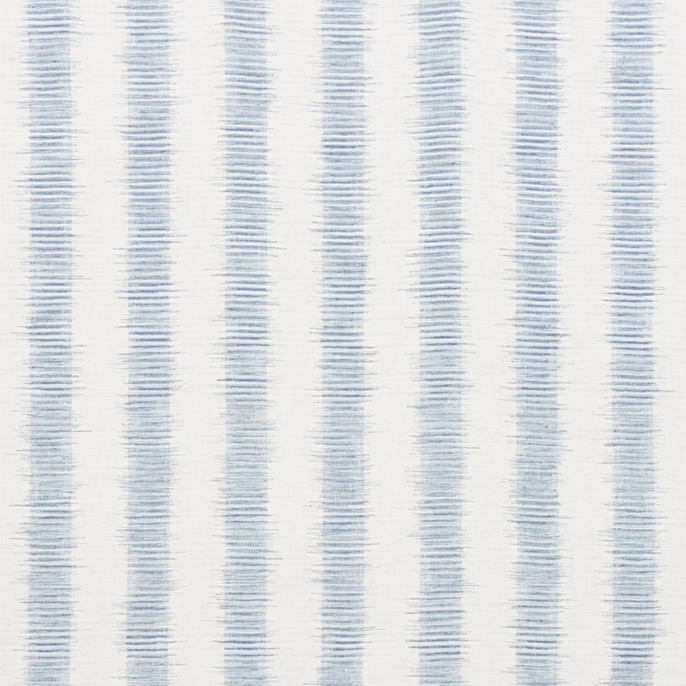 Schumacher 177810 Attleboro Ikat Fabric in Blues