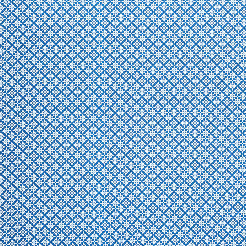 Schumacher 177960 Clique Collection Serendipity Fabric  in Blue