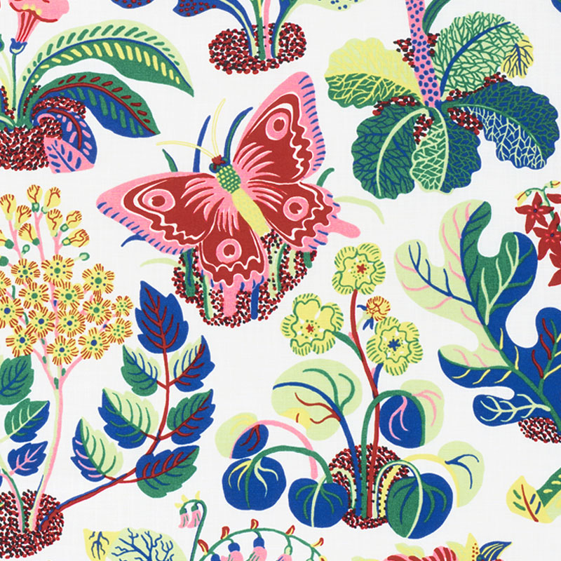 Schumacher 177980 Indooroutdoor-Prints-Wovens-Iii Collection Exotic Butterfly Indoor/outdoor Fabric  in Spring