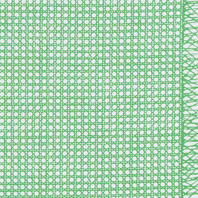 Schumacher 178191 Vera-Neumann Collection Sugar Cane Fabric  in Green