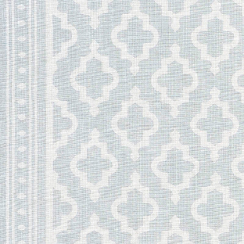 Schumacher 178432 Gazebo-By-Veere-Grenney Collection Jake Fabric  in Orpington Blue