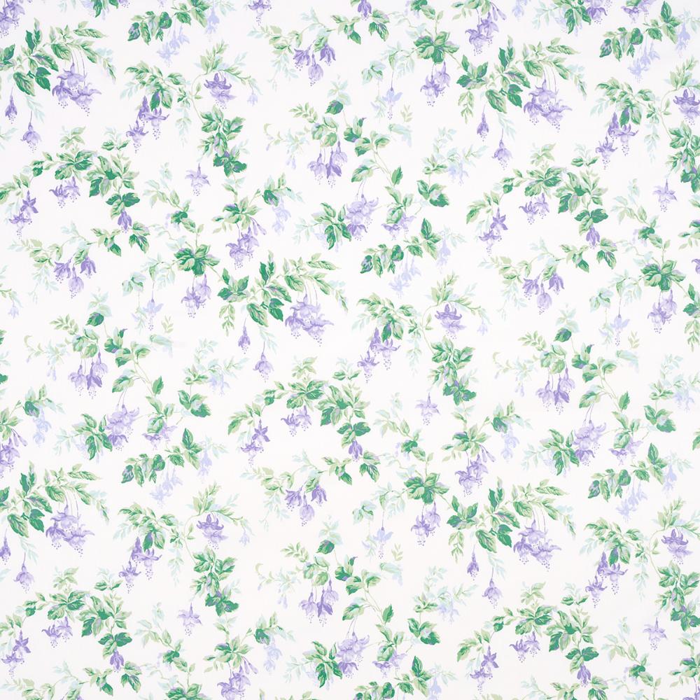 Schumacher 178683 Garden Gate Chintz Fabric in Lavender