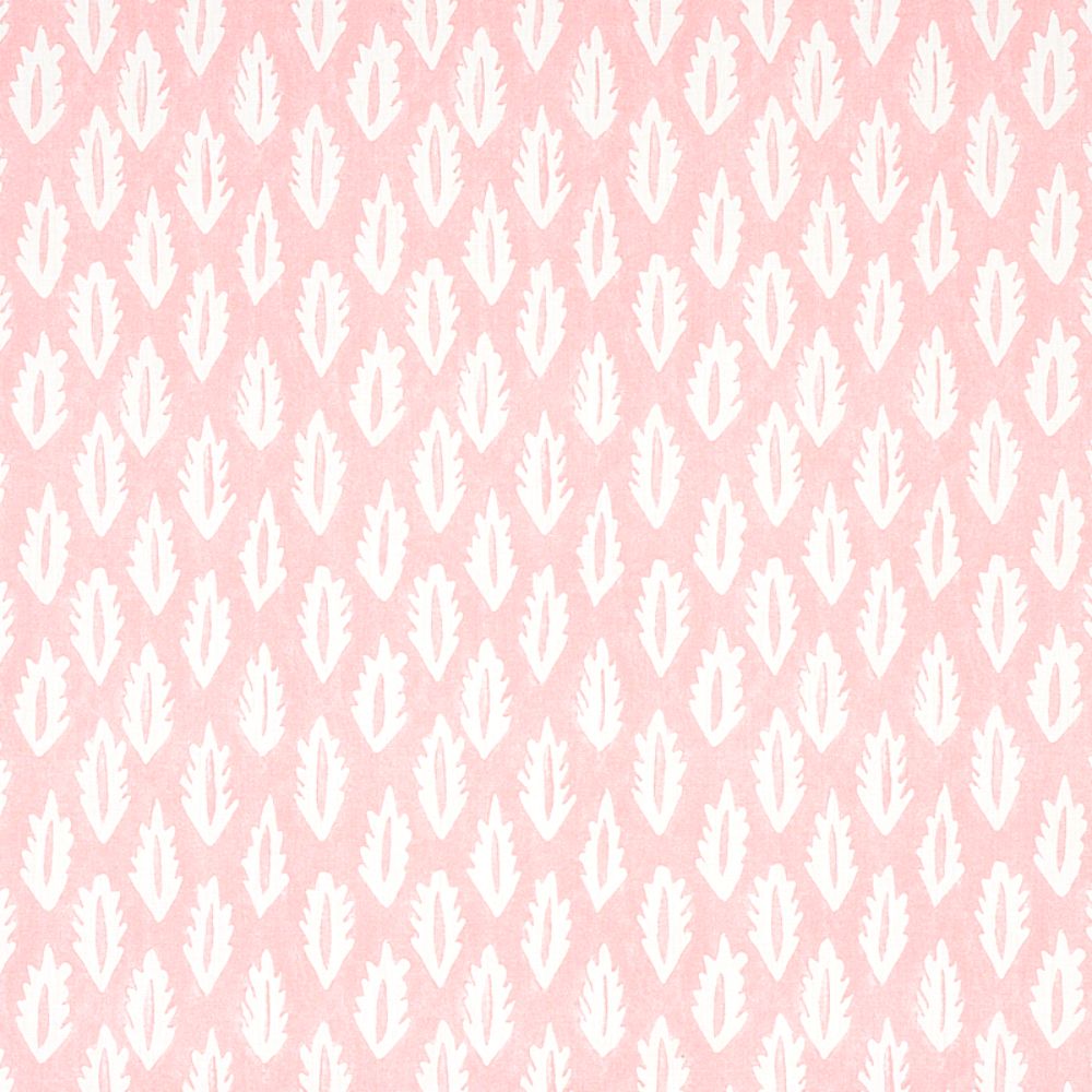 Schumacher 179121 Forest Fabric in Pink