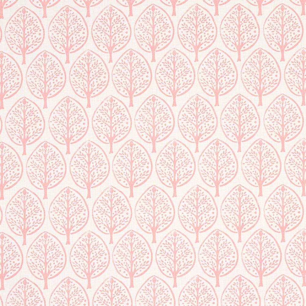 Schumacher 179141 Mini Burchetts Fabric in Pink