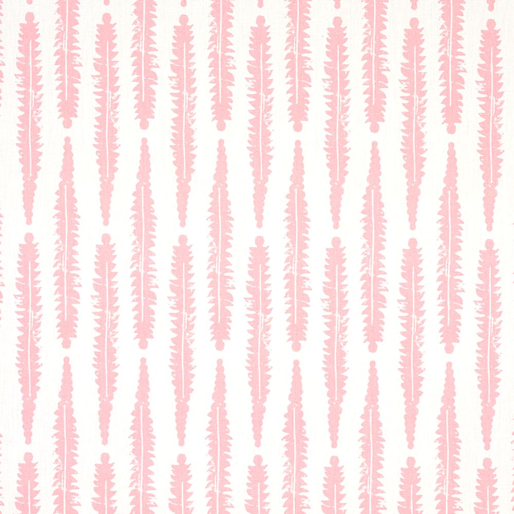 Schumacher 179150 Fern Fabric in Pink