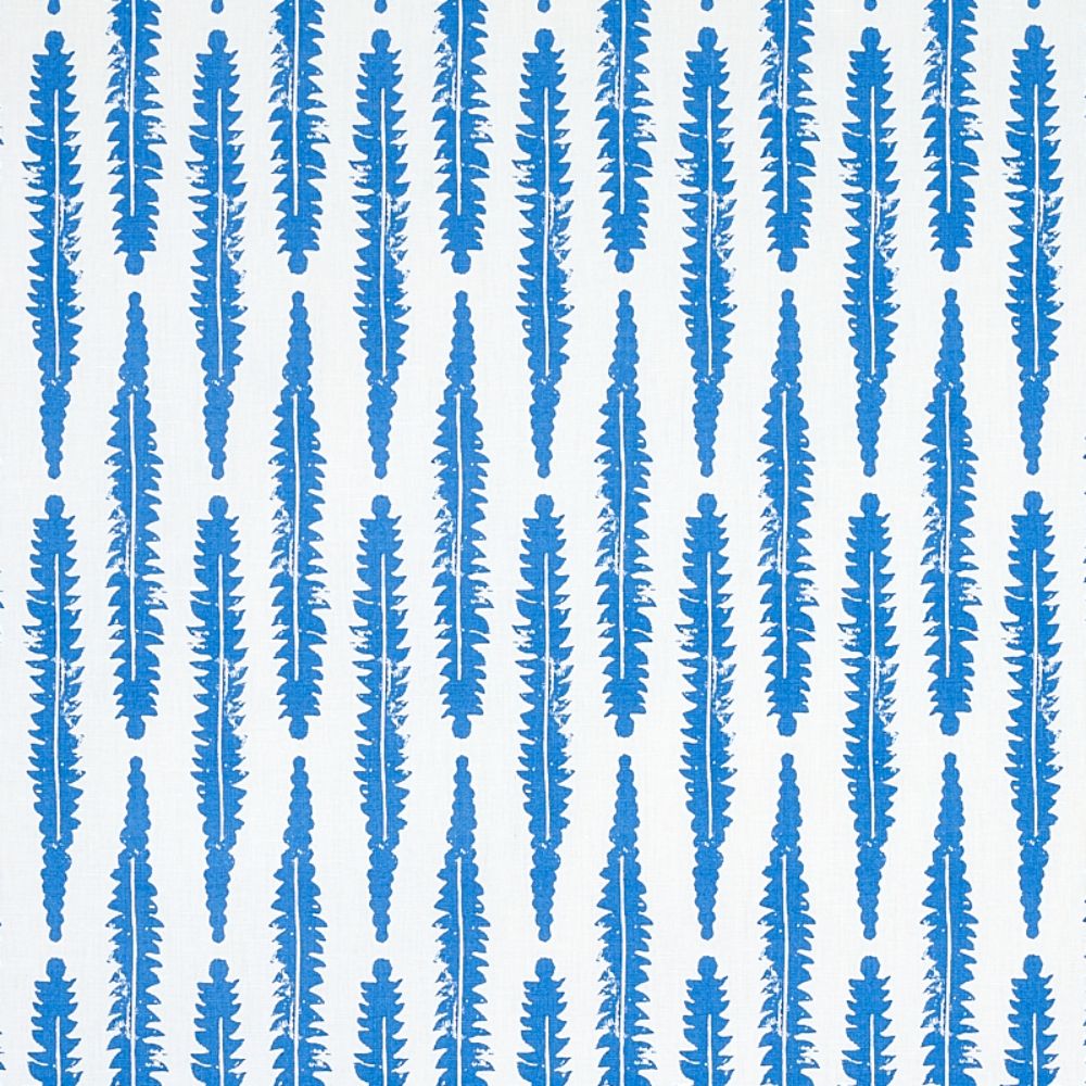 Schumacher 179153 Fern Fabric in Blue